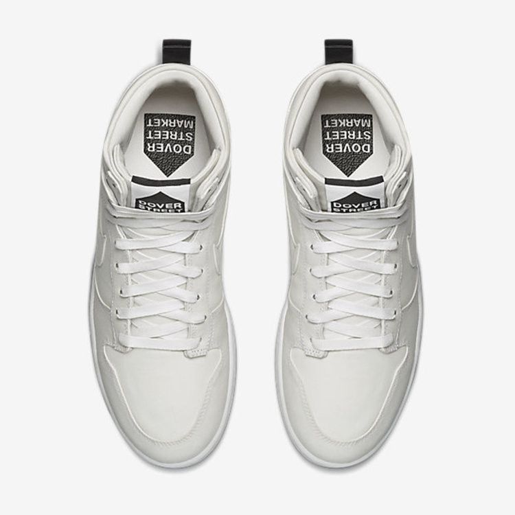 Nike Dunk High Dover Street Market White