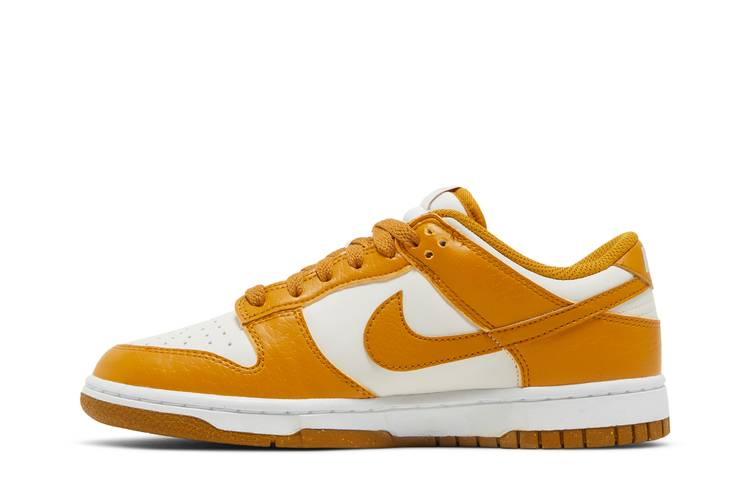 Nike Dunk Low Next Nature Phantom Gold Suede (Women's)