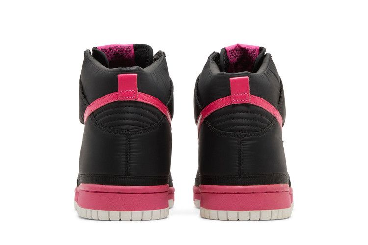 Nike Dunk High Nylon Premium Black Vivid Pink