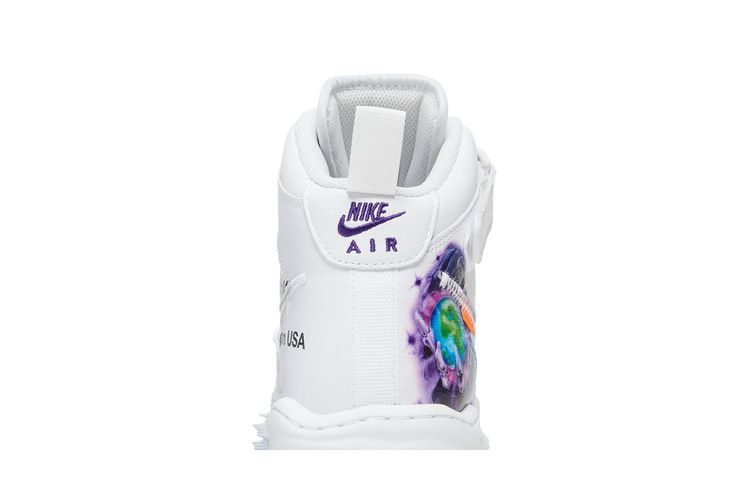 Nike Air Force 1 Mid Off-White Graffiti White