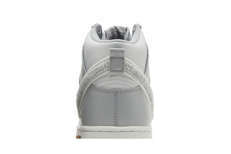 Nike Dunk High University Chenille Swoosh Light Smoke Grey