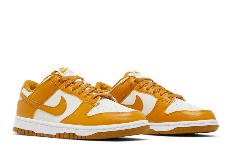 Nike Dunk Low Next Nature Phantom Gold Suede (Women's)