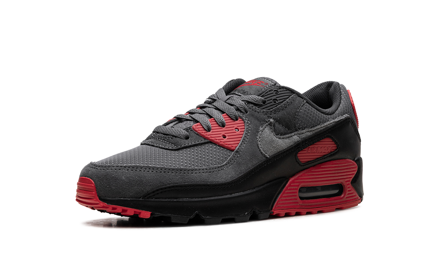 Air Max 90 "Smoke Grey Fire Red"