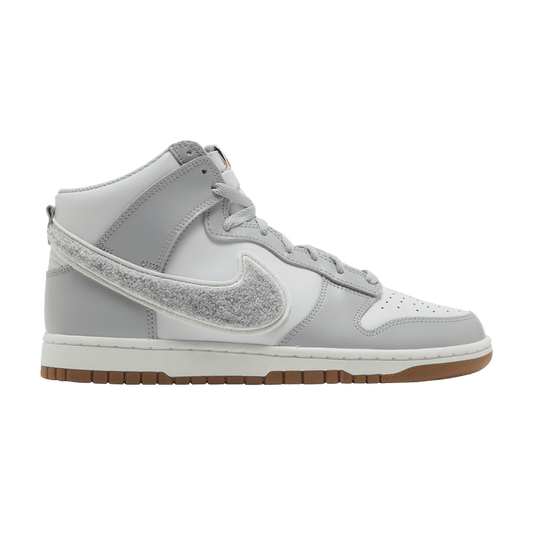 Nike Dunk High University Chenille Swoosh Light Smoke Grey