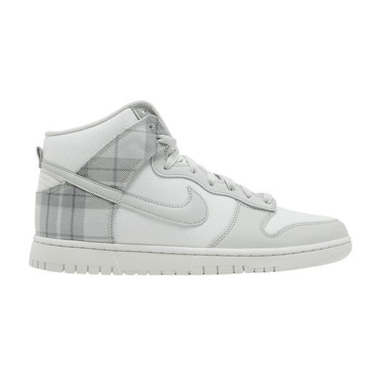 Nike Dunk High SE Tartan Plaid White Light Green