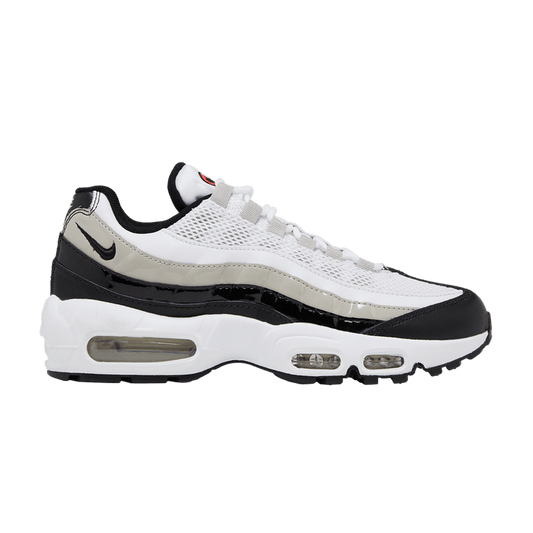 Nike Air Max 95 White Light Iron Ore Black Patent (Women's)