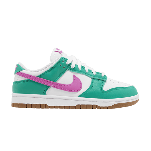 Nike Dunk Low White Stadium Green Fuchsia (Women's)