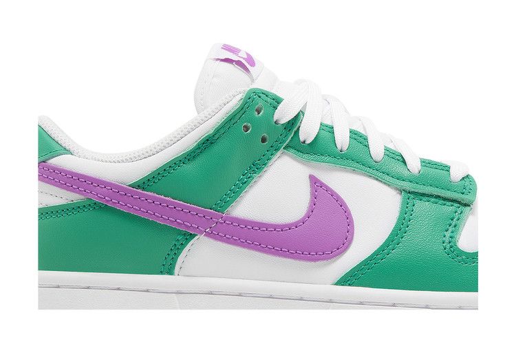 Nike Dunk Low White Stadium Green Fuchsia (Women's)