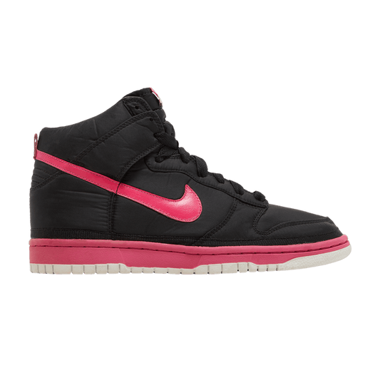 Nike Dunk High Nylon Premium Black Vivid Pink