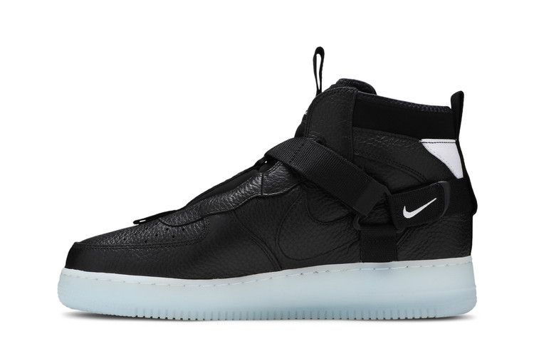 Nike Air Force 1 Mid Utility Black Half Blue