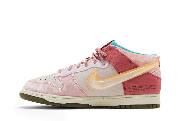 Nike Dunk Mid Social Status Free Lunch Strawberry Milk