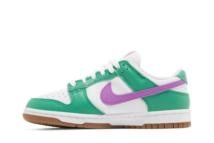 Nike Dunk Low White Stadium Green Fuchsia (Women's)