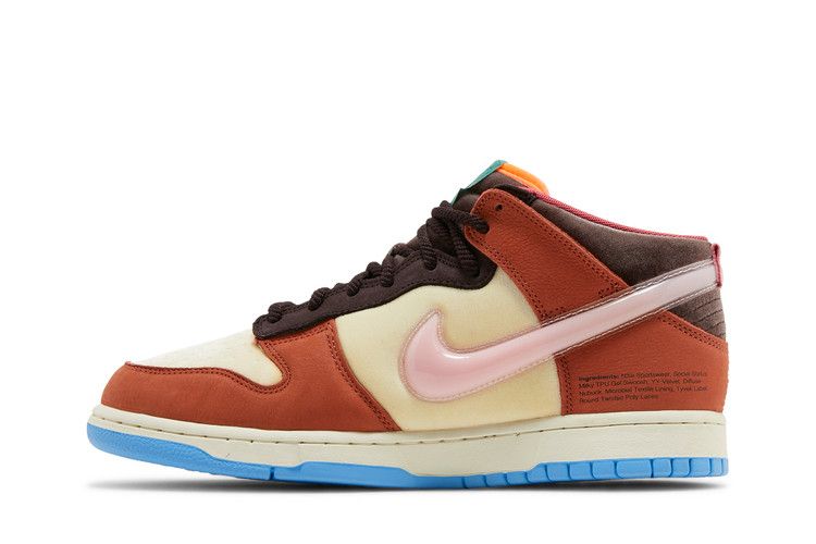 Nike Dunk Mid Social Status Free Lunch Chocolate Milk