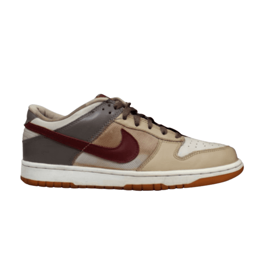 Nike Dunk Low Light Bone Rough Red