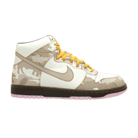 Nike Dunk High 1 Piece White Khaki Pink Ice