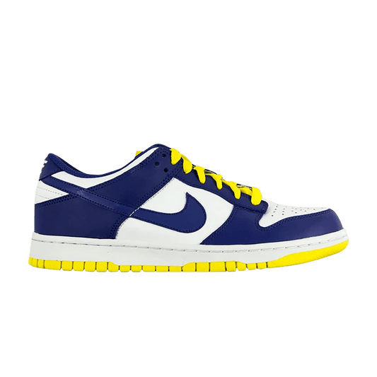 Nike Dunk Low White Wicked Purple Vibrant Yellow (Women's)