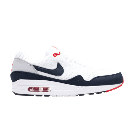Nike Air Max 1 EM White Dark Obsidian University Red