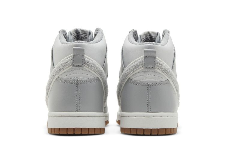 Nike Dunk High University Chenille Swoosh Light Smoke Grey