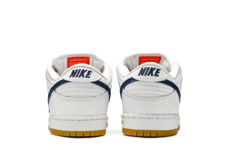 Nike SB Dunk Low Orange Label White Navy