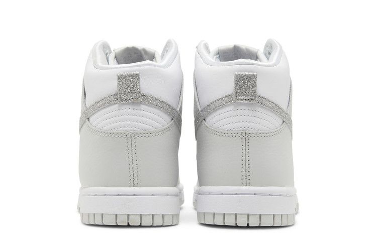 Nike Dunk High Silver Glitter Swoosh (Women's)
