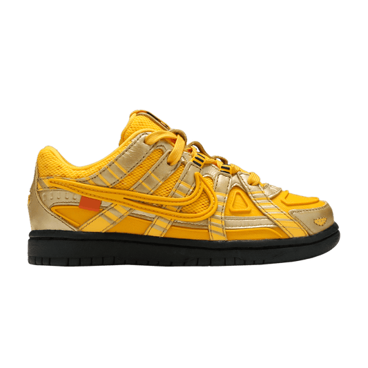Nike Air Rubber Dunk Off-White University Gold (PS)