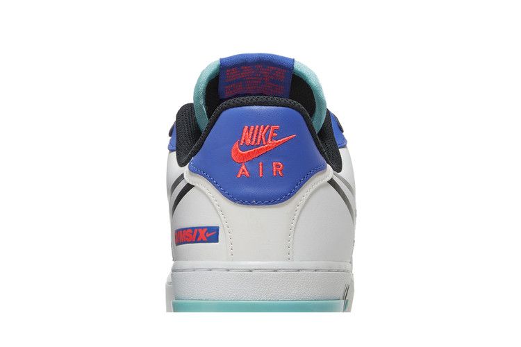 Nike Air Force 1 Low React White Astronomy Blue Laser Crimson