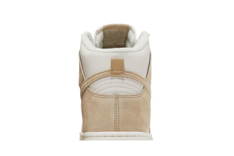 Nike Dunk High Tan Suede White