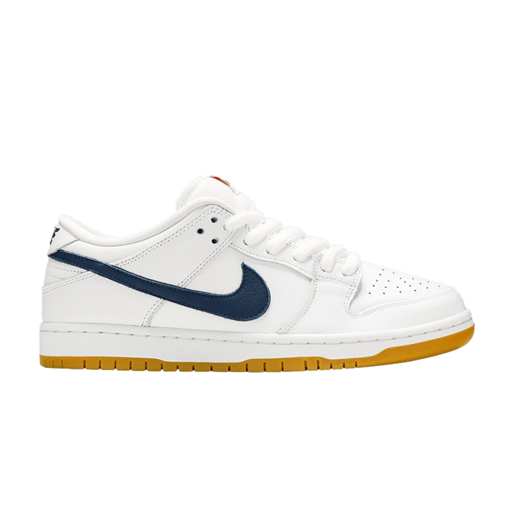 Nike SB Dunk Low Orange Label White Navy