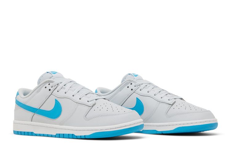Nike Dunk Low Retro Pure Platinum Blue Lightning