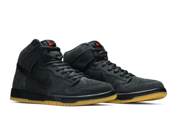 Nike SB Dunk High Pro Orange Label Smoke Grey