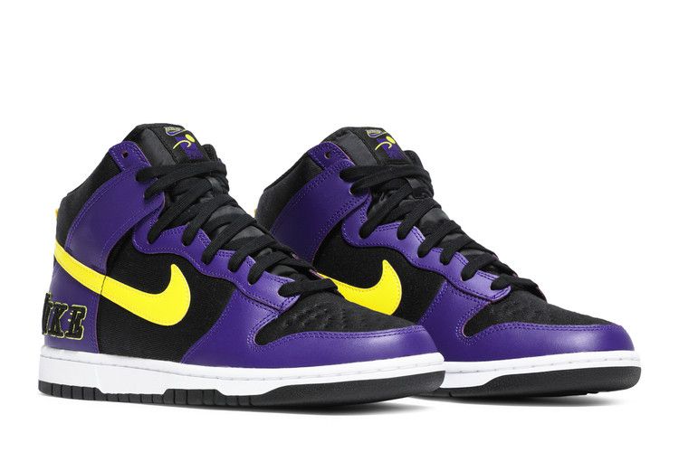 Nike Dunk High EMB Lakers