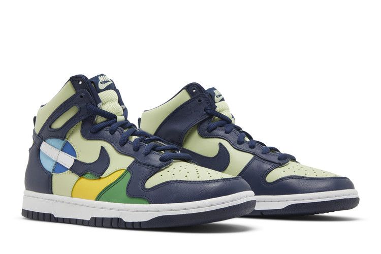 Nike Dunk High See Through Pistachio Midnight Navy (Women's)