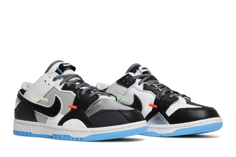 Nike Dunk Low Scrap Black Neutral Grey University Blue White