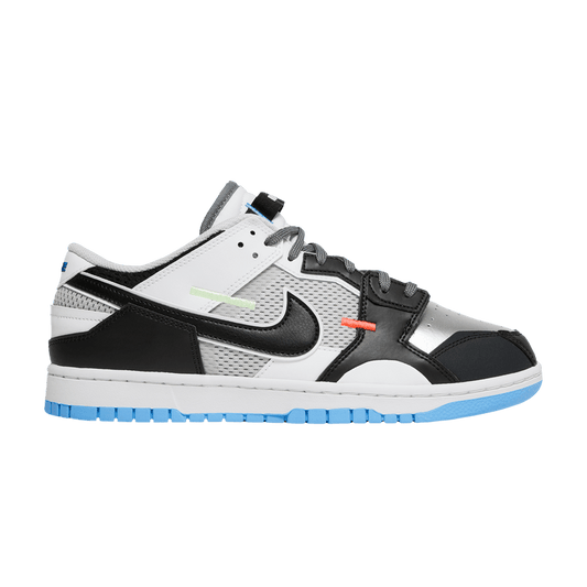 Nike Dunk Low Scrap Black Neutral Grey University Blue White