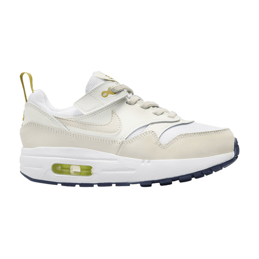 Nike Air Max 1 EasyOn White Bronzine Midnight Navy Light Orewood Brown (PS)
