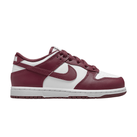 Nike Dunk Low White Gym Red Redwood (PS)