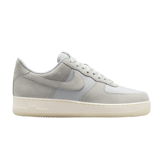 Nike Air Force 1 Low '07 LV8 Light Smoke Grey Metallic Gold Pale Ivory