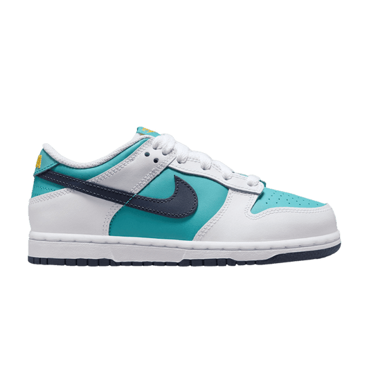 Nike Dunk Low Dusty Cactus White Racer Pink Thunder Blue (PS)