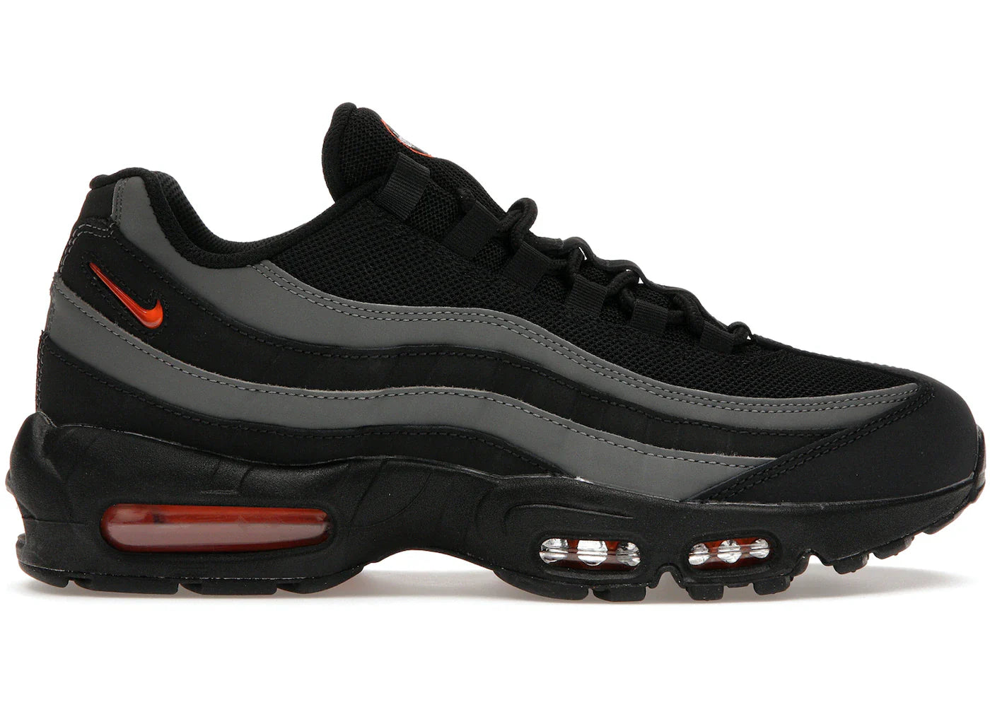 Nike Air Max 95 Black Grey Safety Orange