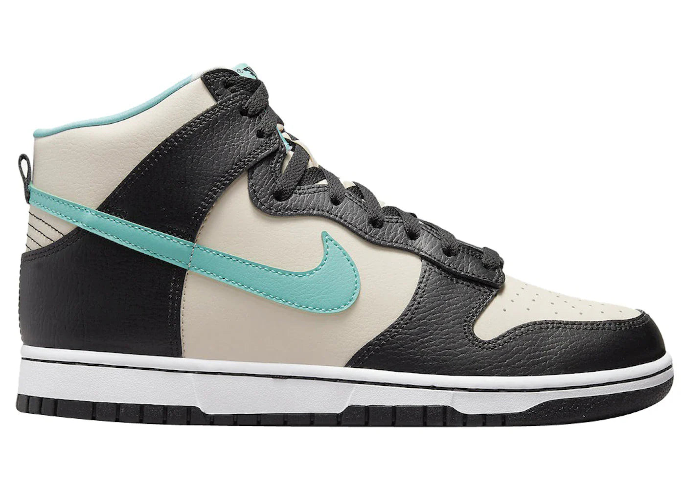 Nike Dunk High EMB Beige Black Washed Teal