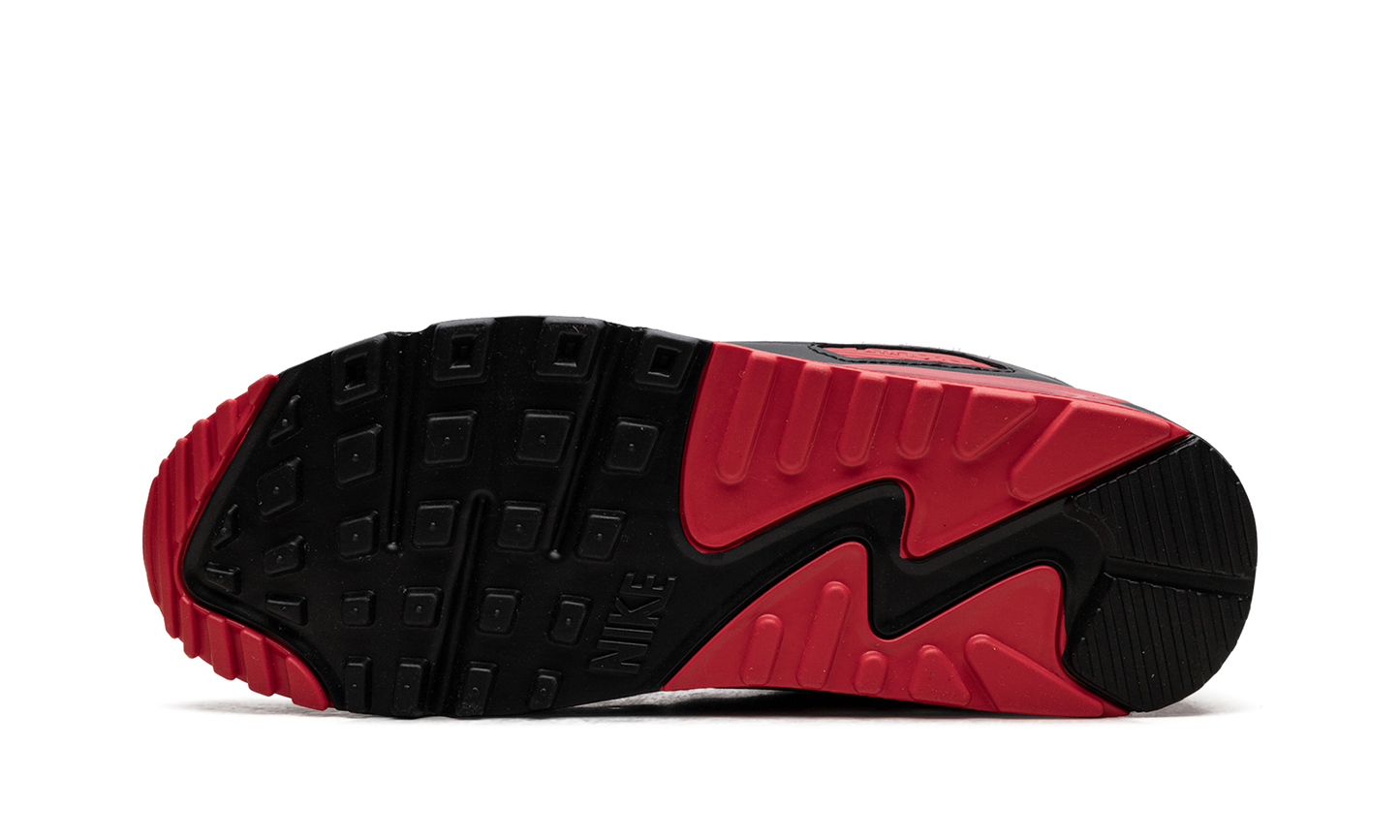 Air Max 90 "Smoke Grey Fire Red"