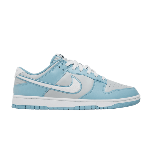 Nike Dunk Low Retro Fleece Swoosh Worn Blue