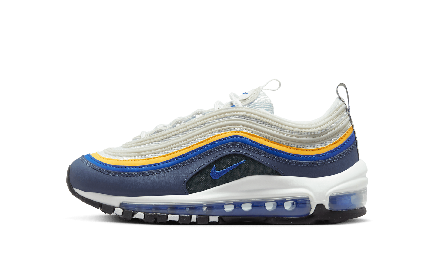 Air Max 97 GS "White-Blue-Laser Orange"
