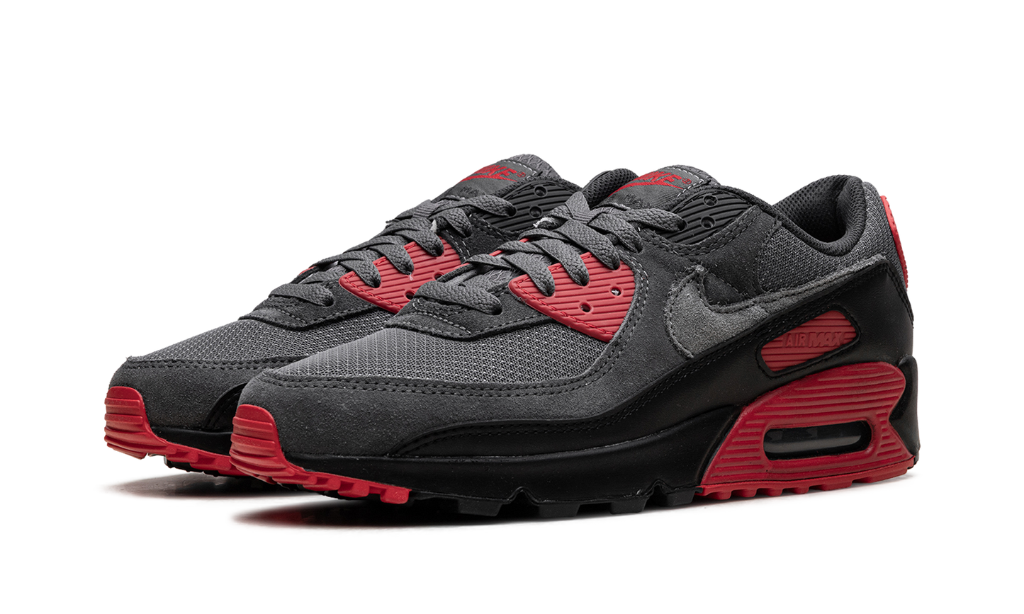 Air Max 90 "Smoke Grey Fire Red"